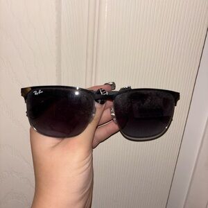Ray-Ban Silver and Black Sunglasses